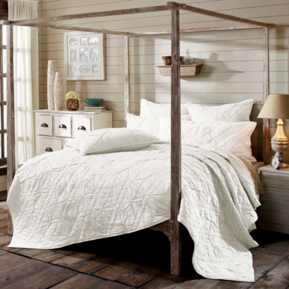 Aubree Fog Quilt New Queen Size Double Diamond